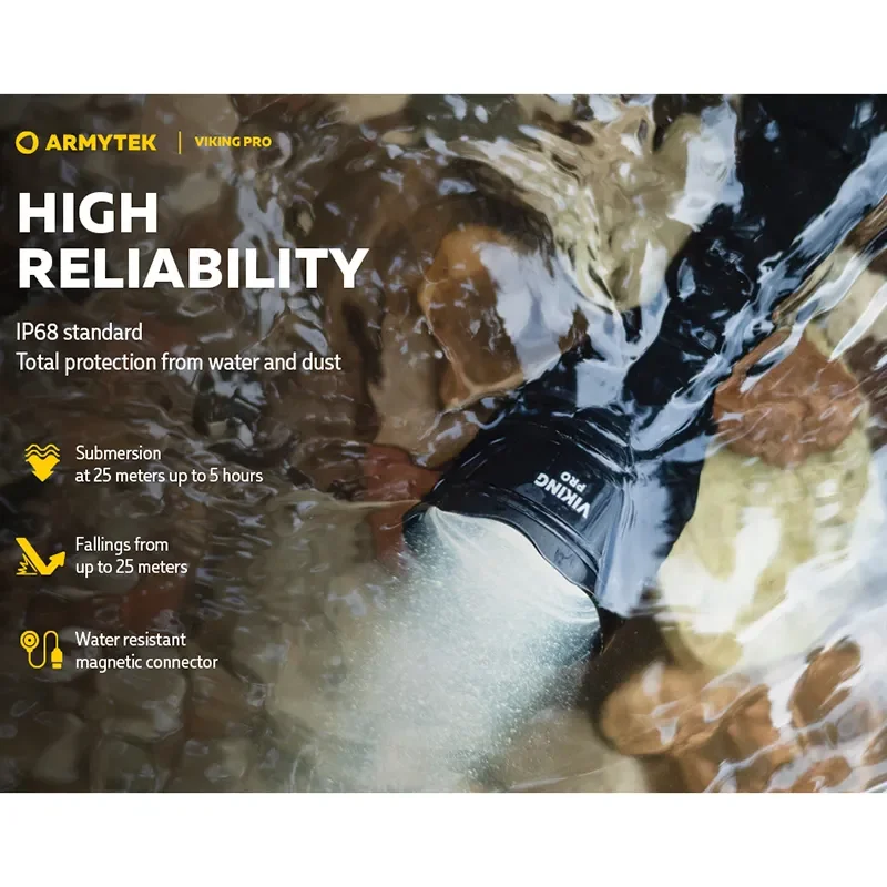 Armytek Viking Pro Magnet lommelygte 2050LM (Varm)