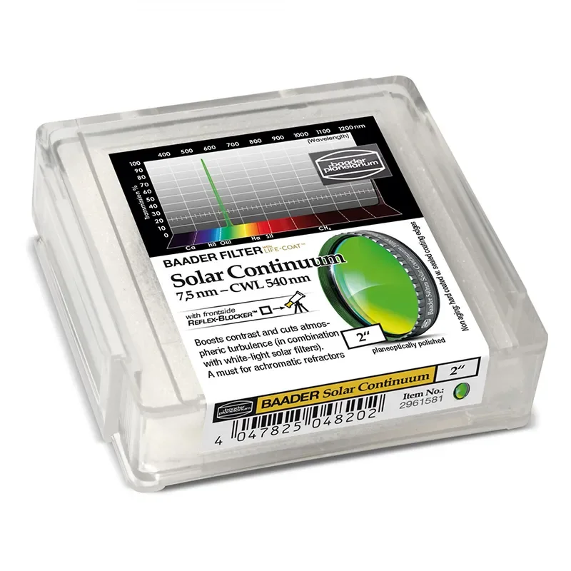 Baader 7,5nm Solar Continuum filter (540nm)