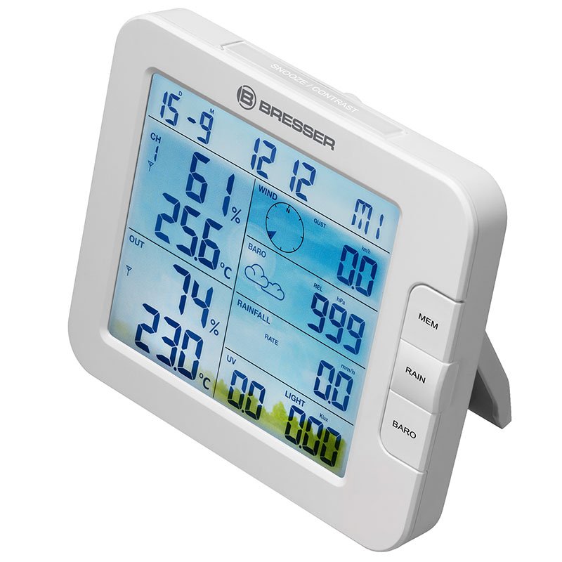 Bresser ClimateConnect Tuya 7-i-1 Smart Vejrstation (hvid)