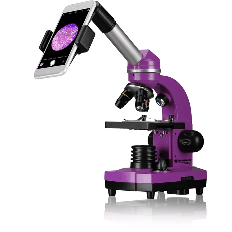 garanti | mikroskop Junior SEL 5 Bresser års 40-1600x Biolux