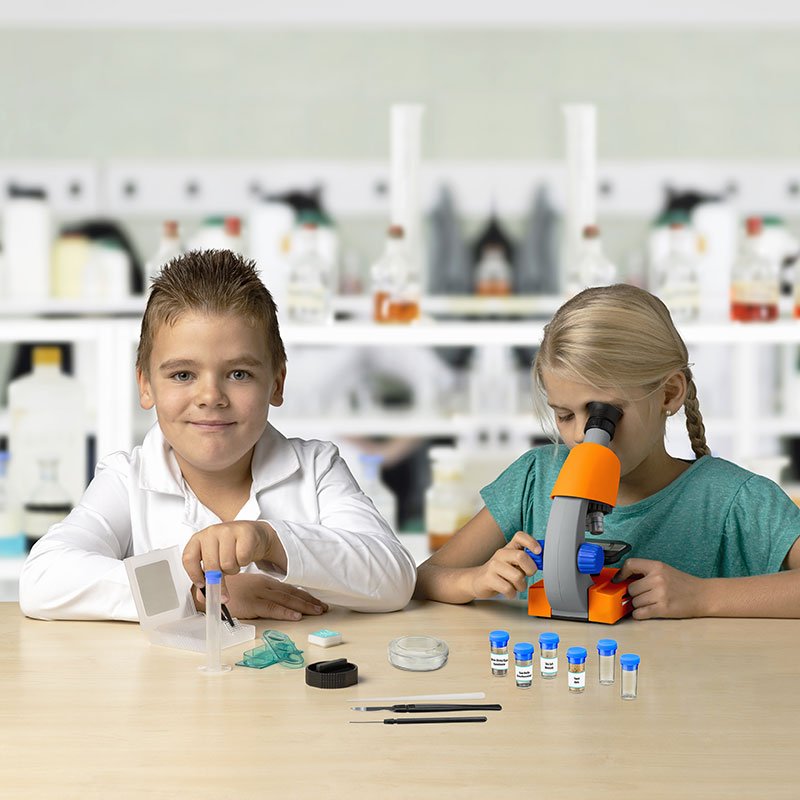 Bresser Børne og Junior mikroskop m/LED (40x-640x)