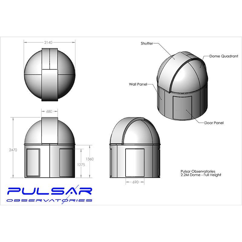 Pulsar Observatorium 2,2 meter