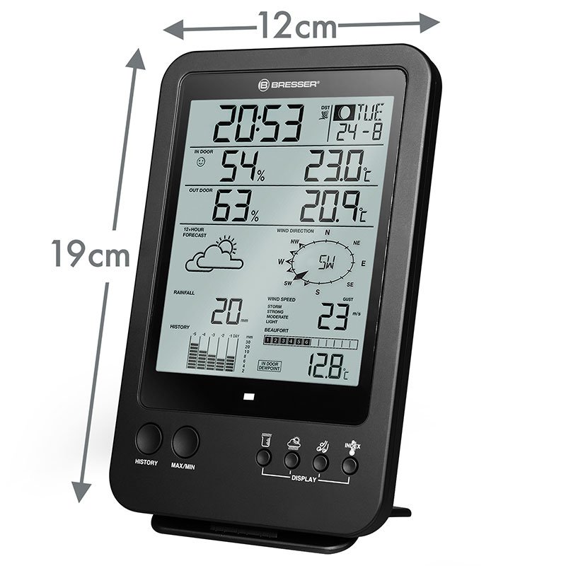 Bresser RC 5-i-1 Vejrstation (sort)