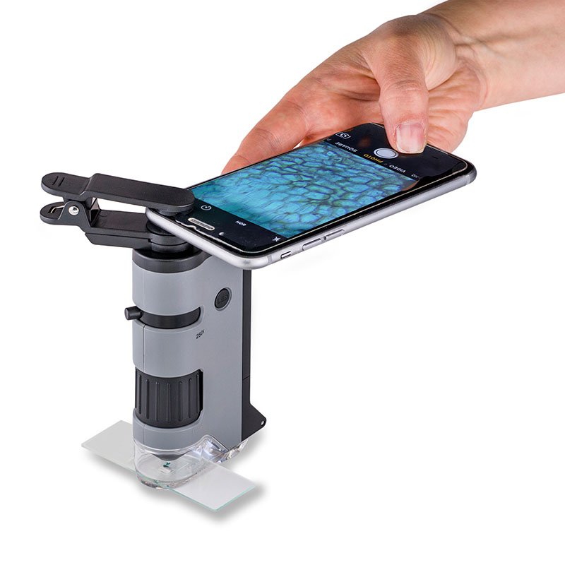 Carson MicroFlip MP-250  lommemikroskop m/UV & LED (100x-250x)
