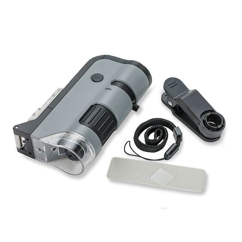 Carson MicroFlip MP-250  lommemikroskop m/UV & LED (100x-250x)