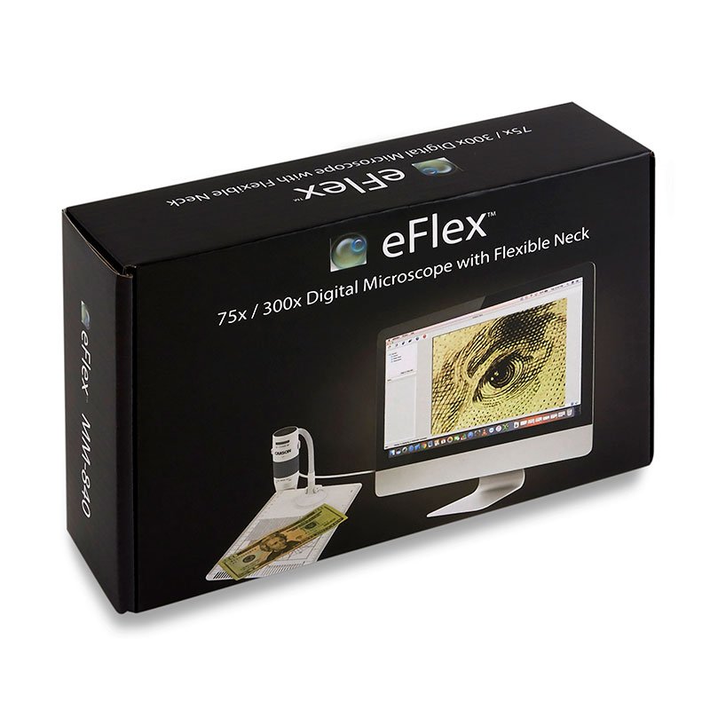 Carson eFlex 2.0MP håndholdt mikroskop m/LED (75x-300x)