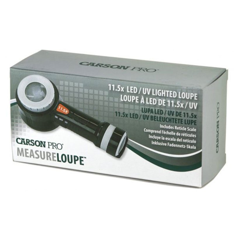 Carson CP-45 Frimærkelup 11,5x m/LED & UV
