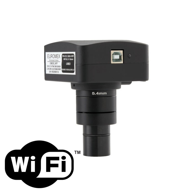 Euromex CMEX WiFi 5 mikroskop kamera m/C-Mount