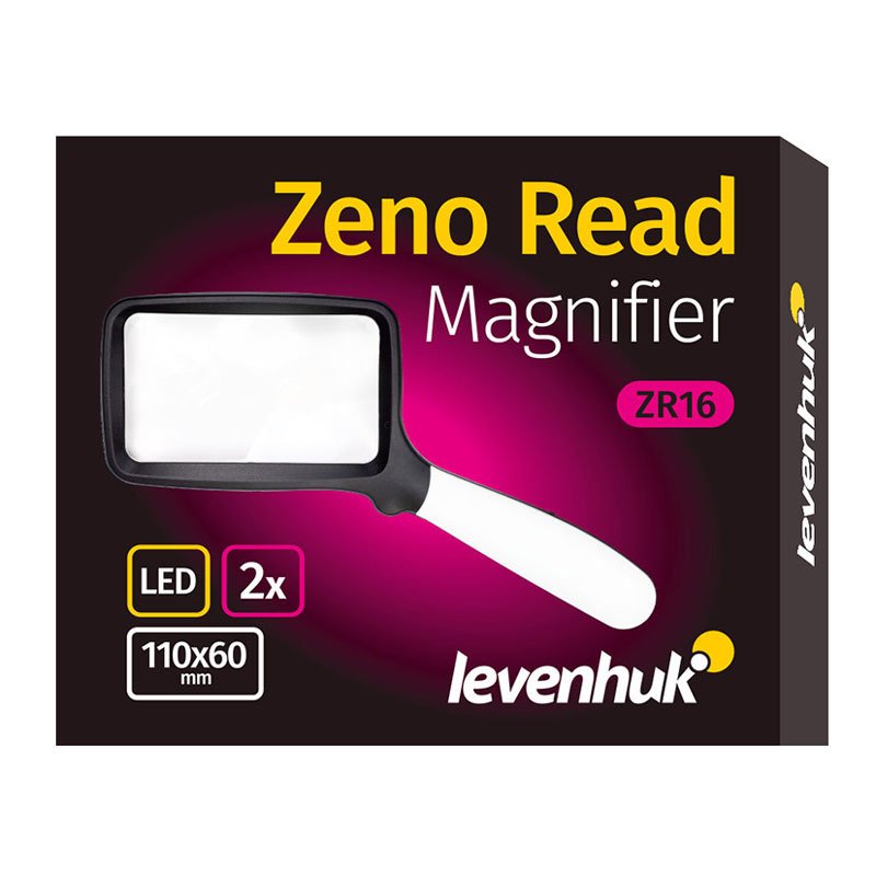 Levenhuk Zeno Read ZR16 110x60mm foldbar lseglas 2x m/LED