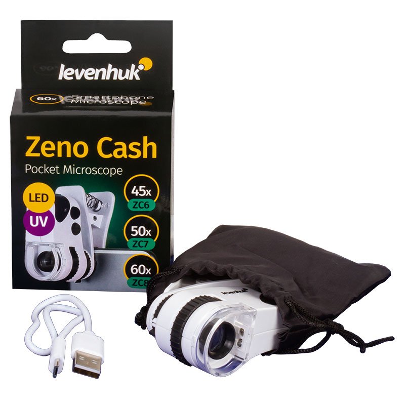 Levenhuk Zeno Cash 60x lommemikroskop