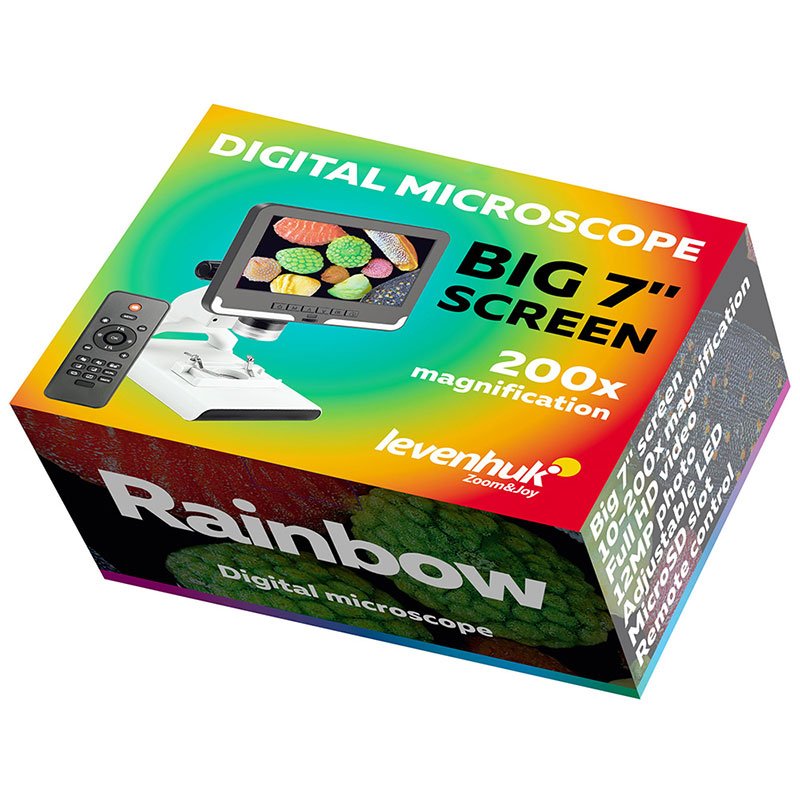 Levenhuk Rainbow DM700 LCD digital mikroskop m/LED (10x-50x/200x)