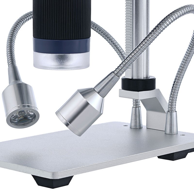 Levenhuk DTX RC1 digital mikroskop m/LED (3x-55x/220x)