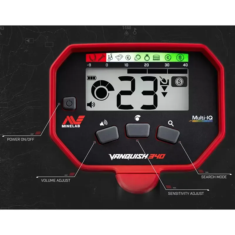 Minelab Vanquish 340 metaldetektor 