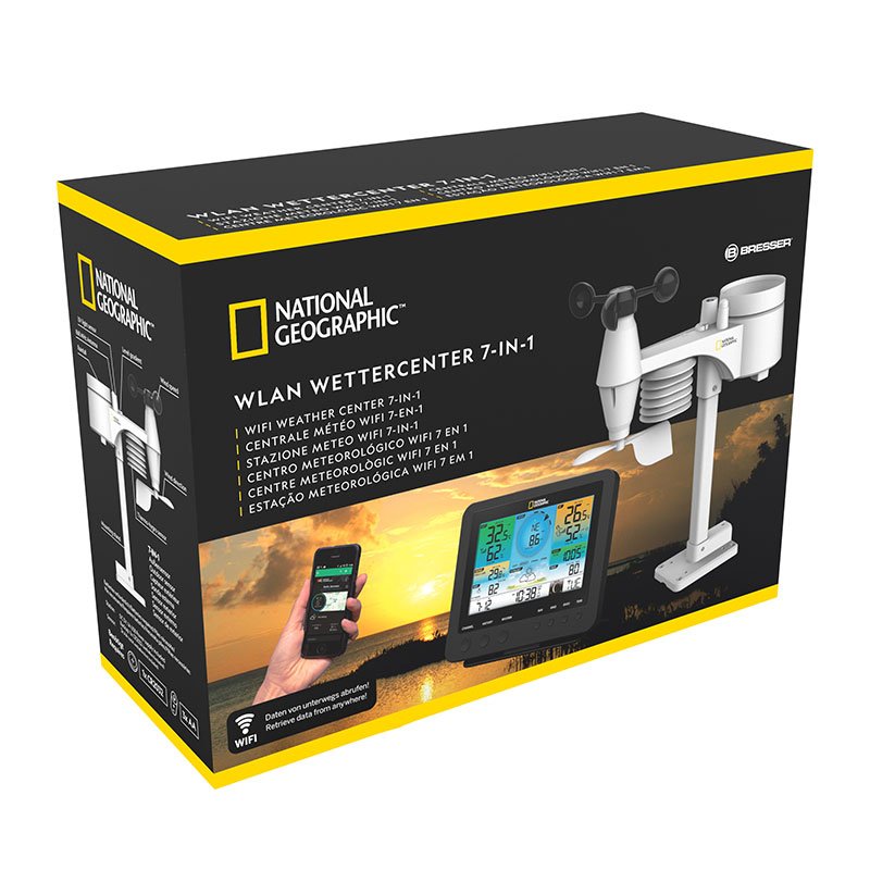National Geographic WLAN Colour 7-i-1 Vejrstation