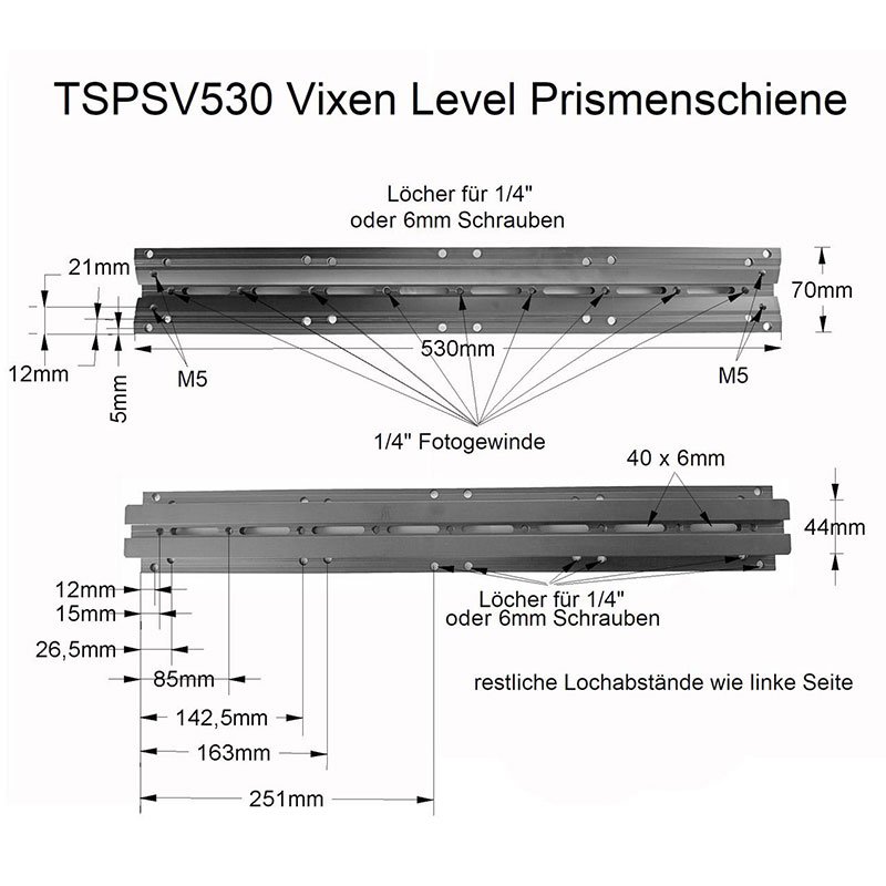 TS-Optics dovetail skinner