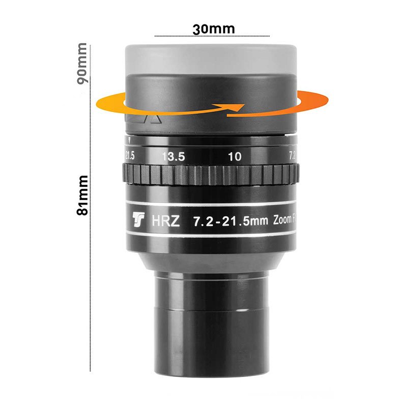 TS-Optics HRZ 7,2-21,5mm zoom okular (1.25