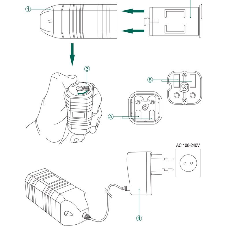 Yukon DNV oplader til batteripakke