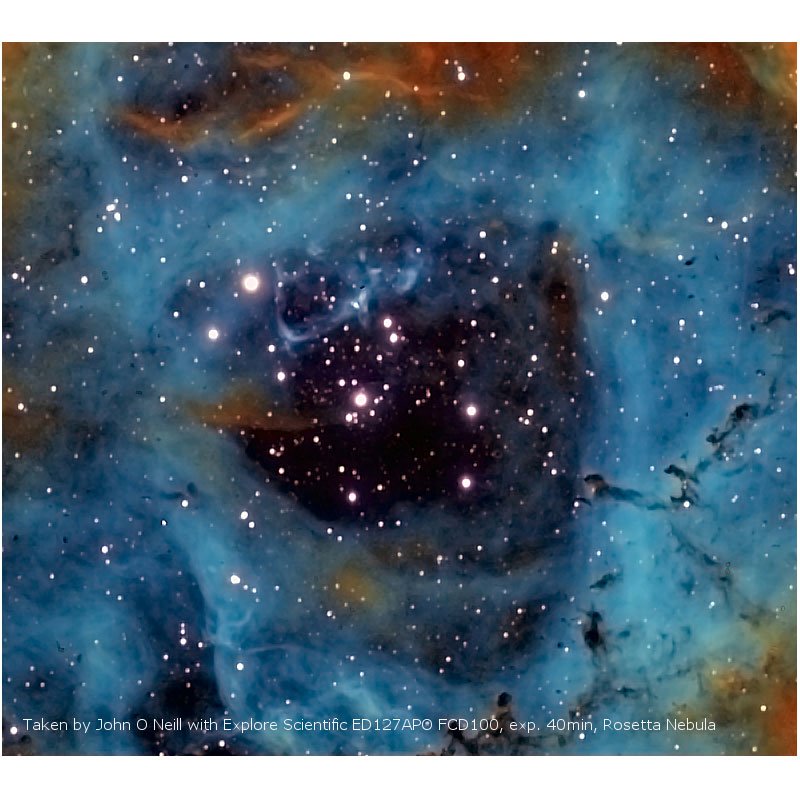 Explore Scientific 102mm FCD-100 ED triplet APO teleskop m/Hexafoc