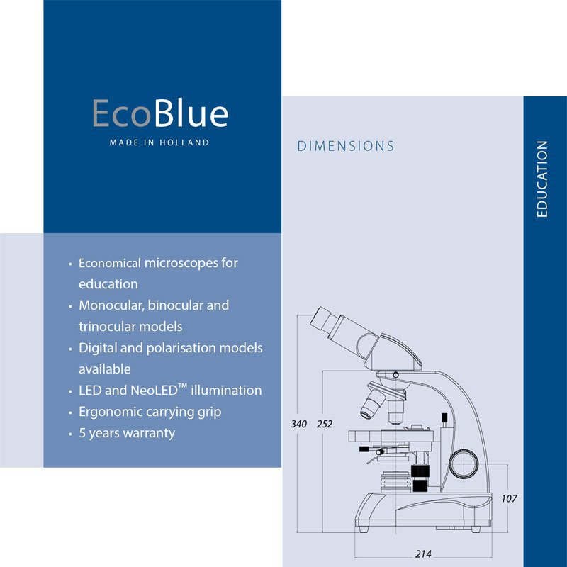 Euromex EcoBlue Monokular LED mikroskop